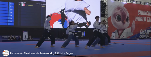 Medalla de oro para México en TKD poomsae